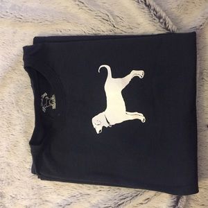 Black dog T-shirt